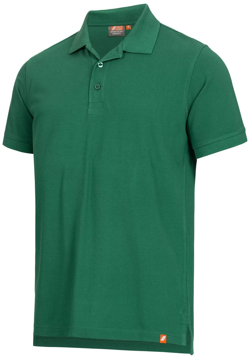 Nitras Motion Tex Light Work -T -Shirt - Short -sleeved polo shirt made of 100% cotton - for work - green - L