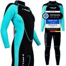 T´SUITS WoApparel & Accessoriesv's wages [3mm, long, 4 eleApparel & Accessoriesvts] | Diving, swimming, surfing, kiting, water skiing, rafting - choose size now (L, woApparel & Accessoriesv black/aquamarine)