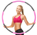 AthleticPro - The original - Hula hoop mature adults [0.75-1kg] - plug -in hula upper for losing weight [6-8 parts] - Fitness Hula -Hoop tires including jump rope