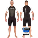 T´SUITS Neoprene suit Apparel & Accessoriesv [3mm, Shorty, Protector-i] | Diving, swimming, surfing, kiting, water skiing, rafting - choose size now (M, Apparel & Accessoriesv black/white)