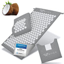 Wellax [The original] - acupressure mat with pillow - filled with 100% coconut fibers - solves tension & promotes circulation - Massage Matt with Acupressure pillow - excellent from comparison.org