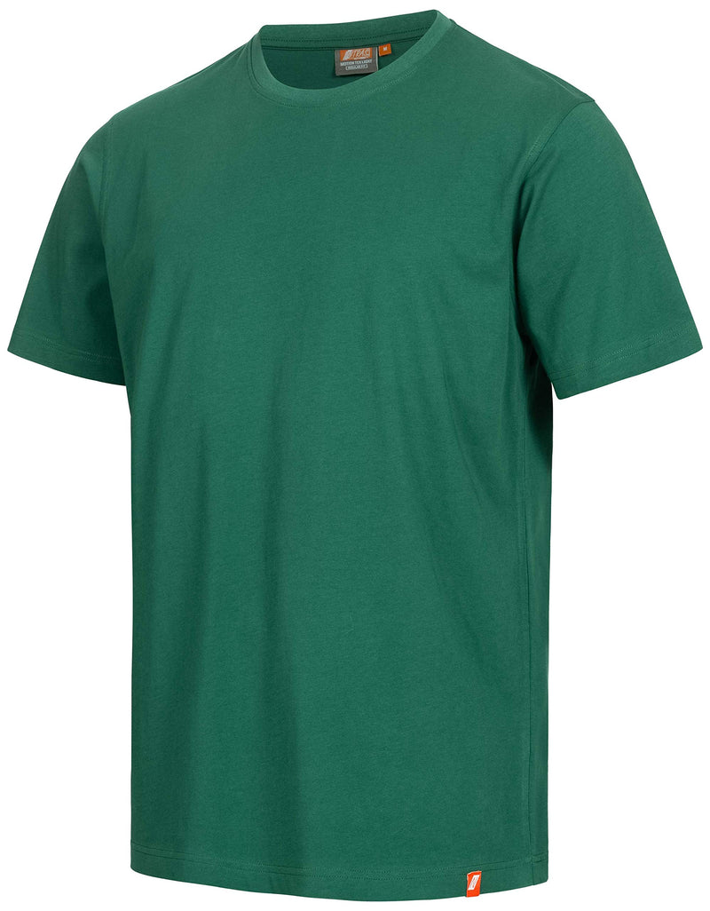 Nitras Motion Tex Light Work -T -Shirt - Short -sleeved shirt made of 100% cotton - for work - green - 2xL